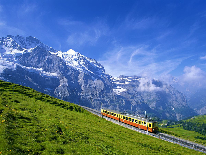 Tuyến đường ray tàu lửa lên đỉnh Jungfraujoch